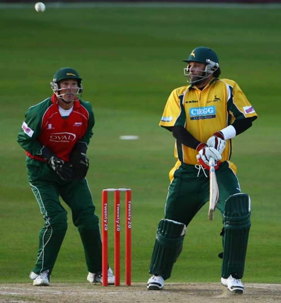 Chris Cairns gets one away fine during his 50