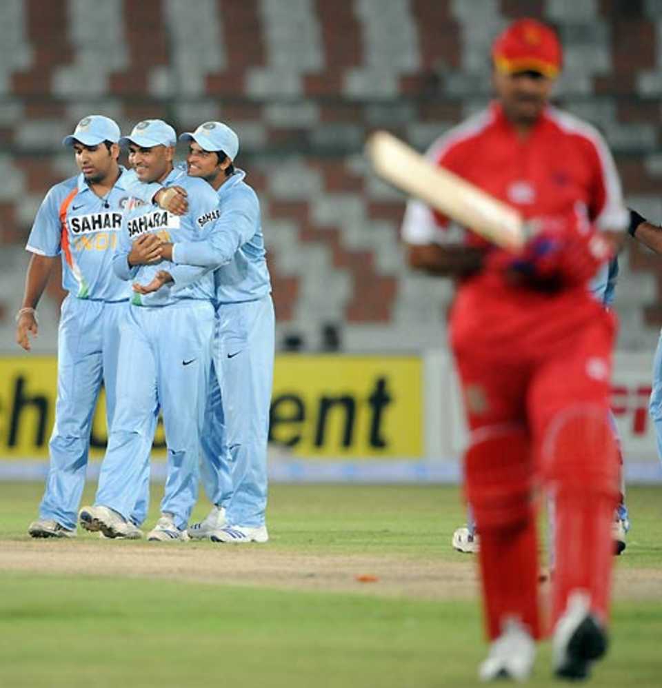 Virender Sehwag wrapped up the tail with two wickets