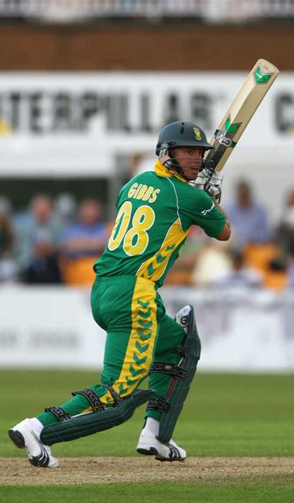 Herschelle Gibbs cracked 81 in the South African run chase, England Lions v South Africans, Grace Road, August 14, 2008
