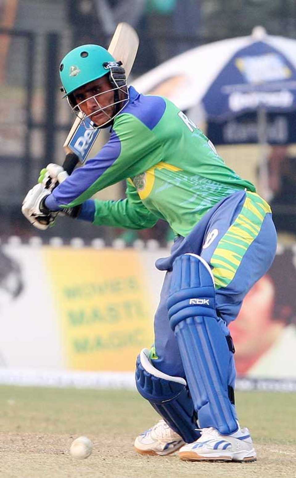 Abdul Razzaq hit 66 from 61 balls against Chandigarh, Chandigarh Lions v Hyderabad Heroes, 19th match, ICL, Gurgaon, October 26, 2008