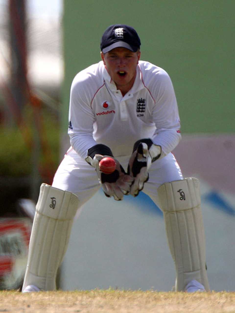 Tim Ambrose has his chance to play in the fourth Test, Barbados Cricket Association President's XI v England XI, Barbados, 2nd day, February 23, 2009