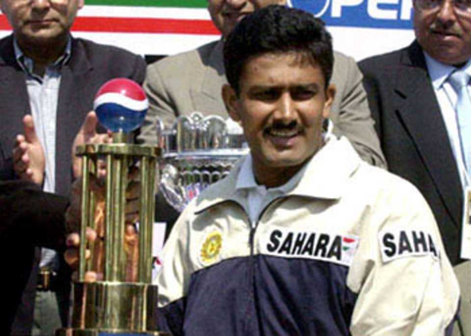 Anil Kumble was also rewarded for his efforts; he was named the Man of the Series