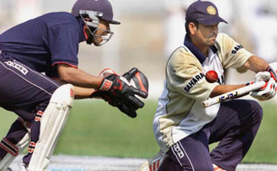 Sachin puts Dasgupta through the drills