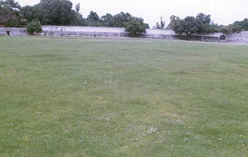 The lush green turf at the OEF Ground