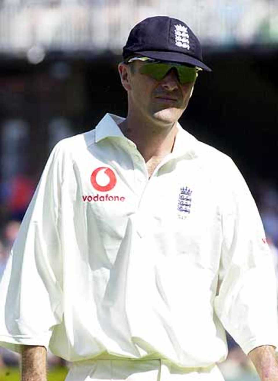 Phil Tufnell in the field for England at the Oval, 2001