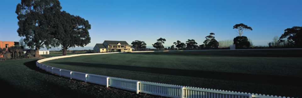 The Bert Sutcliffe Oval, formerly BIL Oval, at Lincoln University, Lincoln.