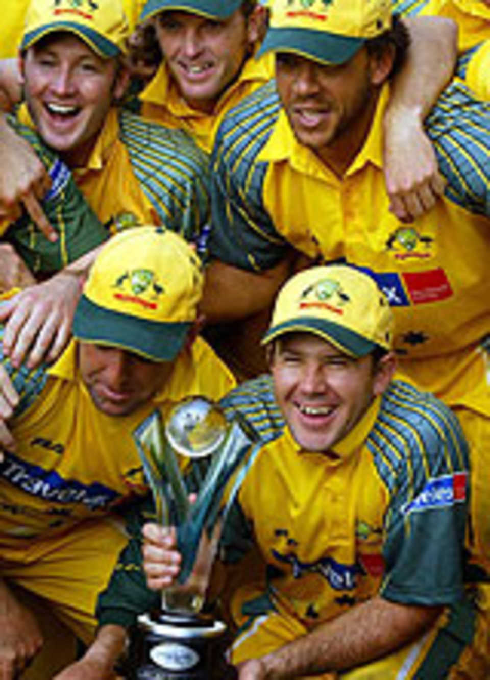 The Australian team with the Videocon Cup
