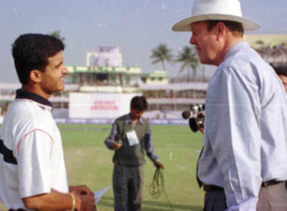 Ganguly in conversation with Tony Greig