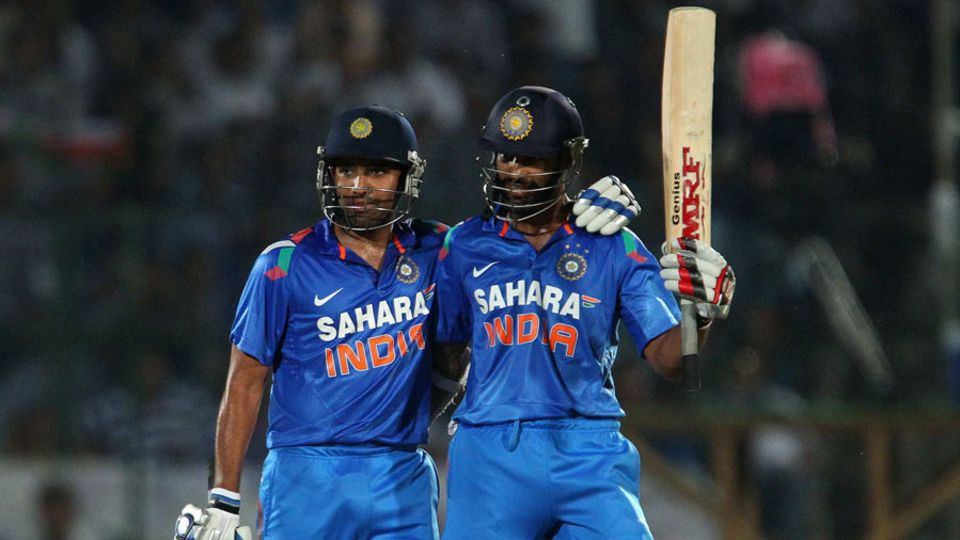 In his opening partnerships with Rohit Sharma, Dhawan took most of the risks and provided early impetus to allow Rohit to play the role of accumulator