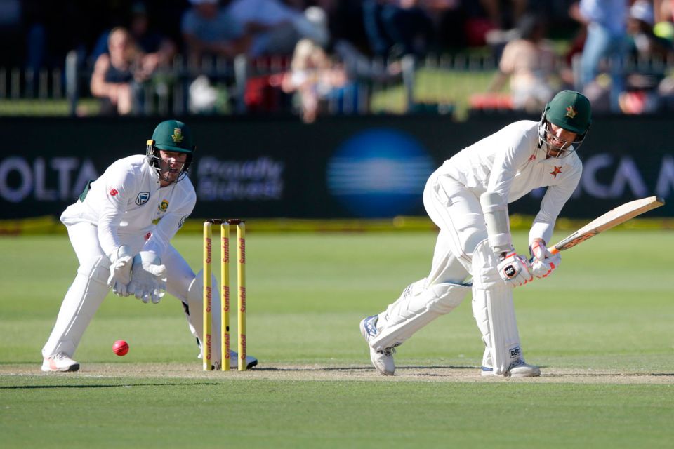 Craig Ervine flicks through midwicket, South Africa v Zimbabwe, only Test, 2nd day, Port Elizabeth, December 27, 2017