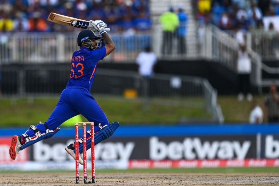 Suryakumar Yadav played a number of innovative shots as always, West Indies vs India, 4th T20I, Lauderhill, August 6, 2022
