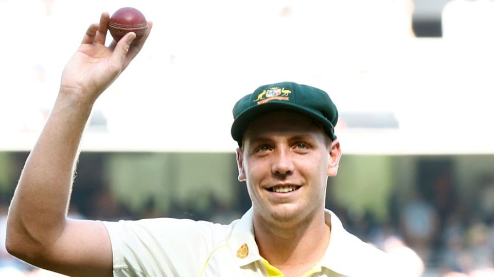 Cameron Green walks off with the ball after his five wickets, Australia vs South Africa, 2nd Test, Melbourne, 1st Day, December 26, 2022