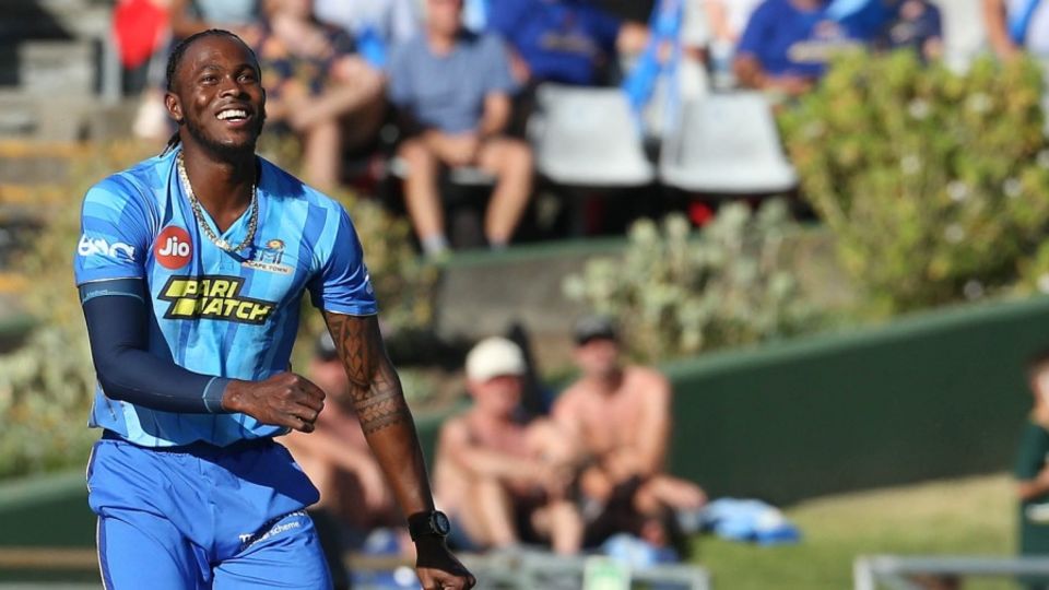 Jofra Archer picked up a wicket in his first over on comeback, MI Cape Town vs Paarl Royals, SA20, Cape Town, January 10, 2023