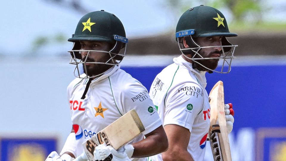 Saud Shakeel and Agha Salman put together 177 runs for the sixth wicket