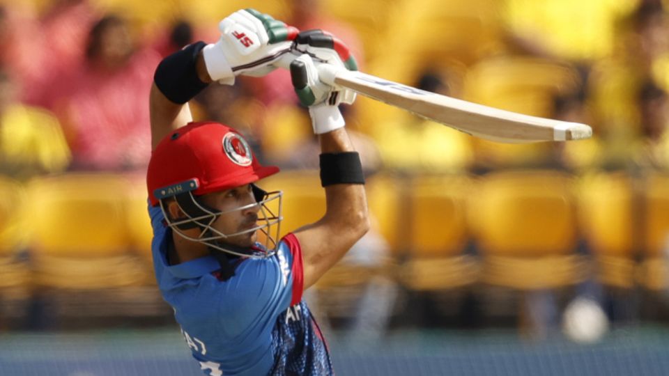 Rahmanullah Gurbaz strikes a pretty pose