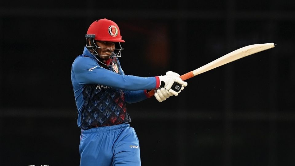 Mujeeb Ur Rahman walked in and smashed the England bowlers around from the get-go