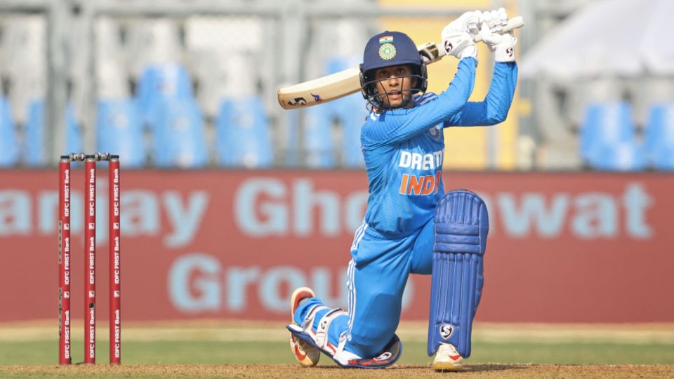 Jemimah Rodrigues was busy at the crease