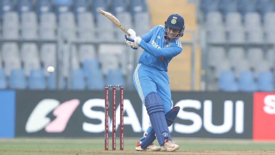 Smriti Mandhana was the only India batter to cross 25