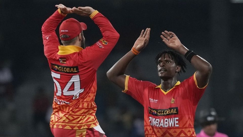 Richard Ngarava got four early wickets for Zimbabwe, Sri Lanka vs Zimbabwe, 2nd ODI, Colombo, January 8, 2024