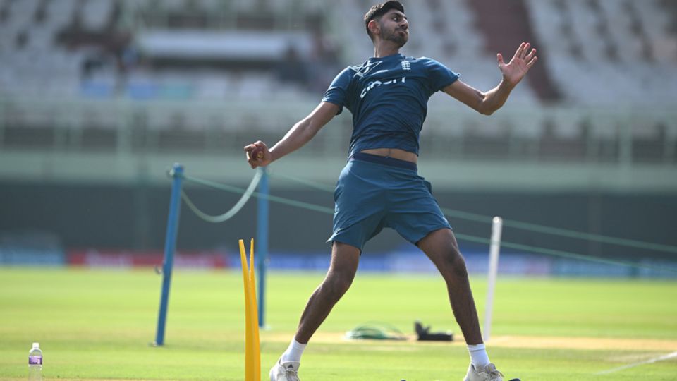 Shoaib Bashir was named in England's XI for the second Test