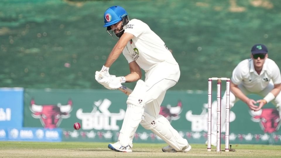 Ibrahim Zadran was the brightest spot for Afghanistan with the bat