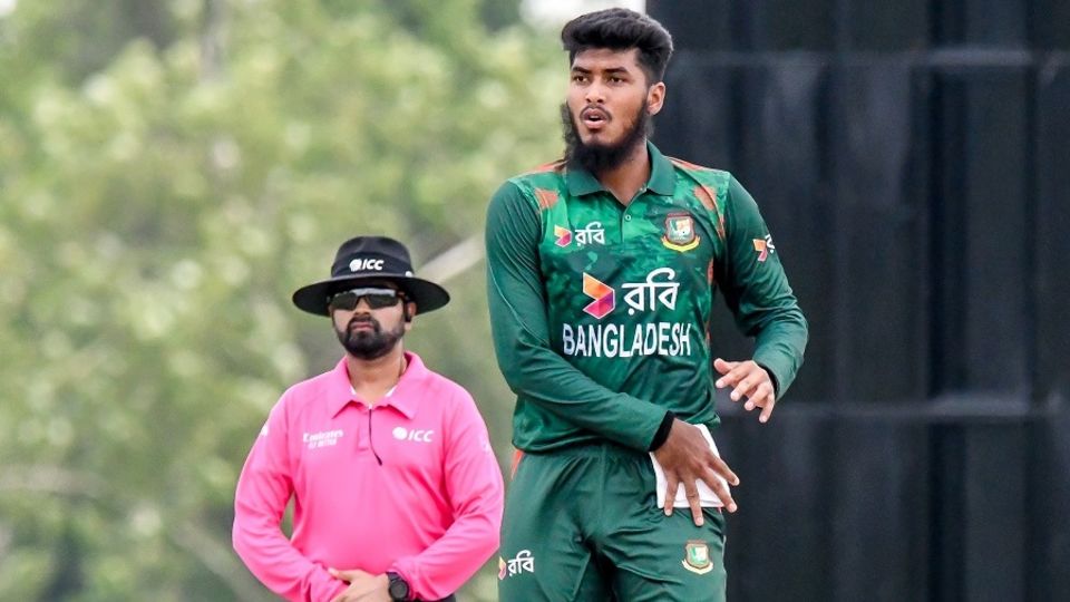 Wristspinner Rishad Hossain took two wickets in two balls, 2nd T20I, Prairie View, May 23, 2024