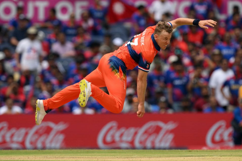 All aboard the Logan van Beek flight, Nepal vs Netherlands, T20 World Cup, Dallas, June 4, 2024