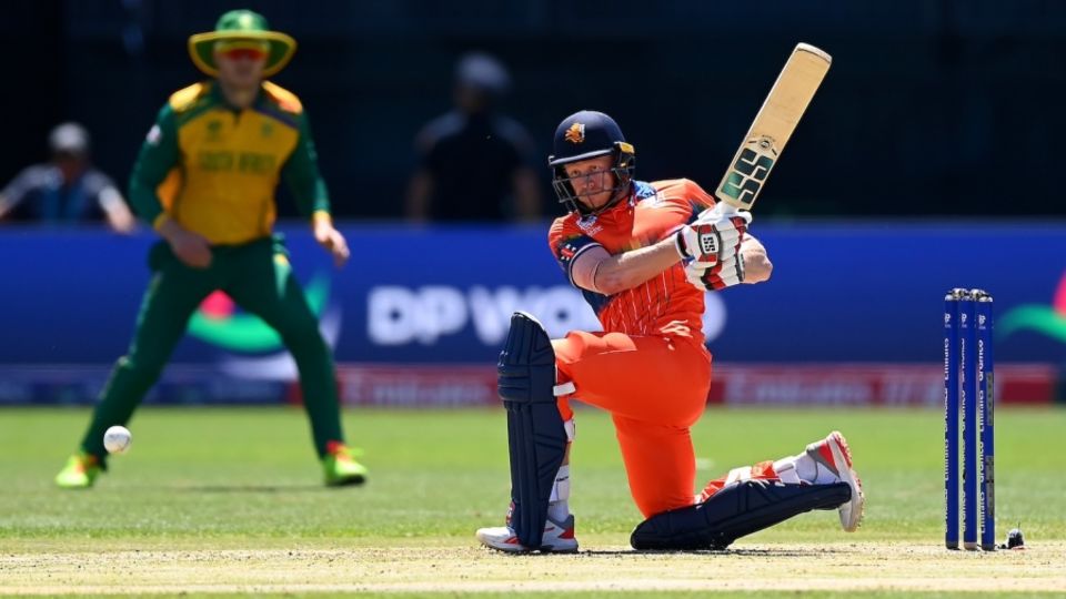 Sybrand Engelbrecht scored a useful 40, Netherlands vs South Africa, T20 World Cup 2024, New York, June 8, 2024