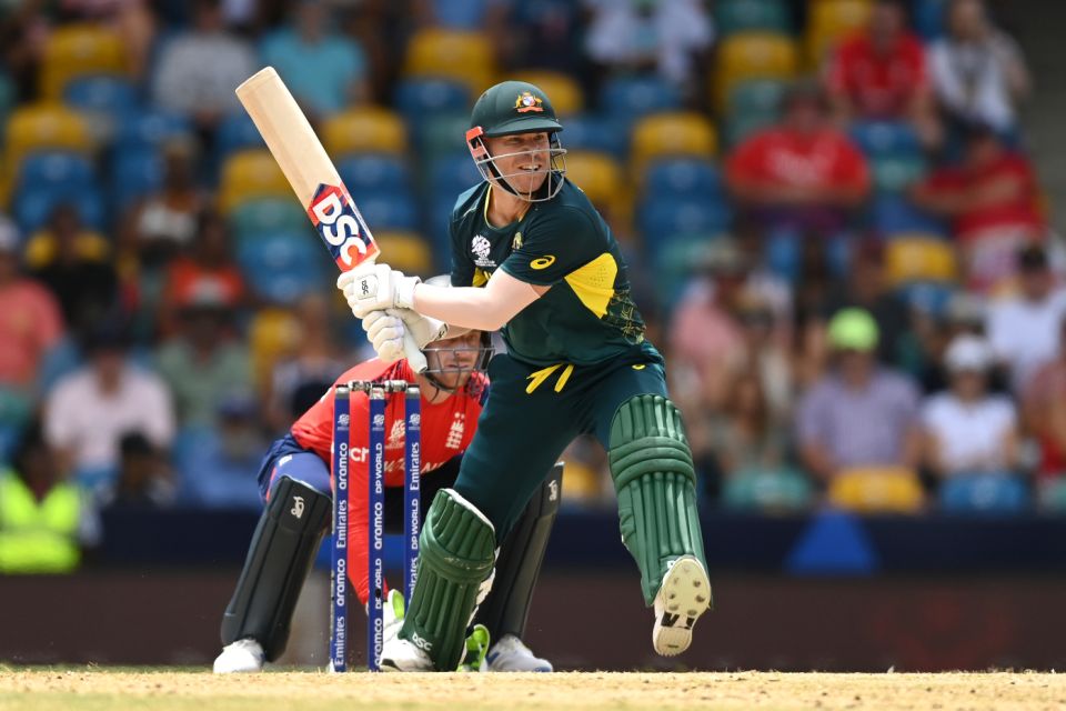 David Warner ignited Australia's innings with 39 from 16 balls, Australia vs England, T20 World Cup 2024, Bridgetown, June 8, 2024