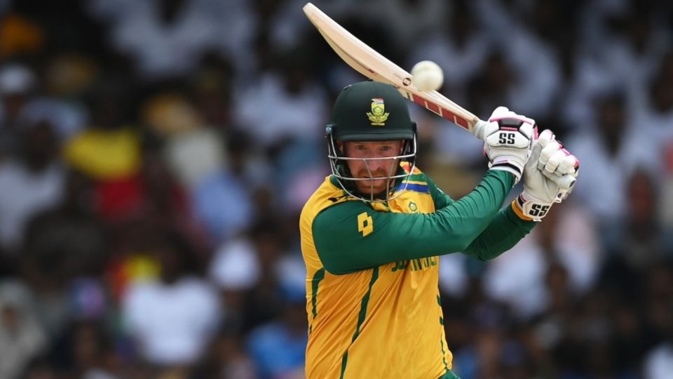 Heinrich Klaasen took on the bowling in the middle overs, India vs South Africa, T20 World Cup final, Bridgetown, Barbados, June 29, 2024