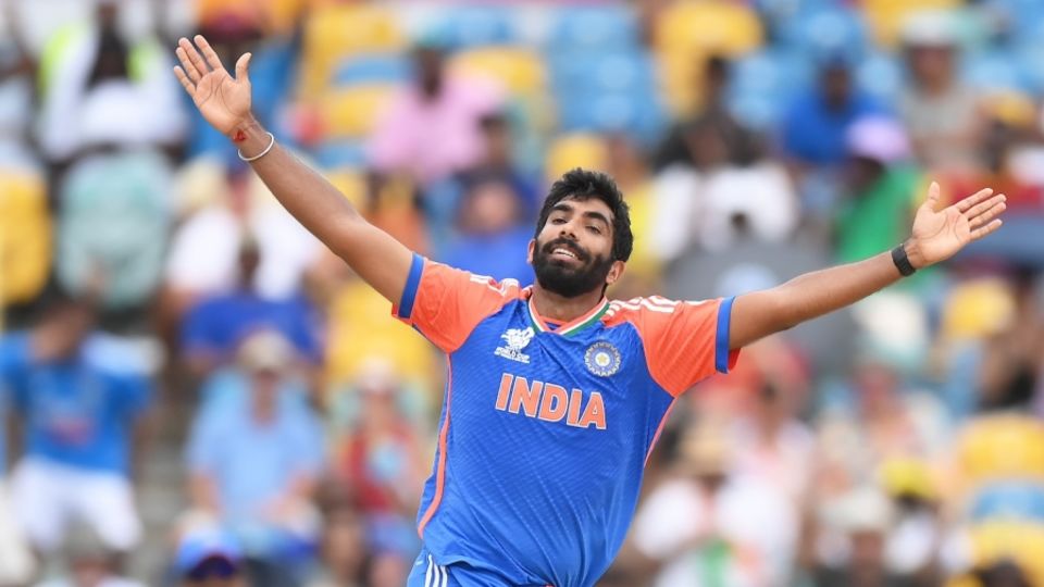 Jasprit Bumrah sent back Marco Jansen in his final over, India vs South Africa, T20 World Cup final, Bridgetown, Barbados, June 29, 2024