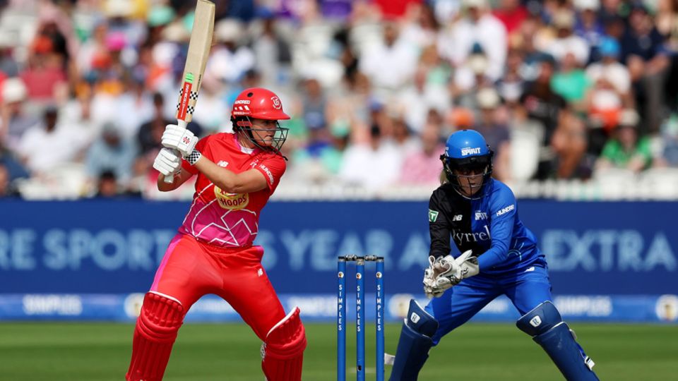 Jess Jonassen top-scored for the Fire from No. 5, Welsh Fire vs London Spirit, Women's Hundred final, Lord's, August 18, 2024