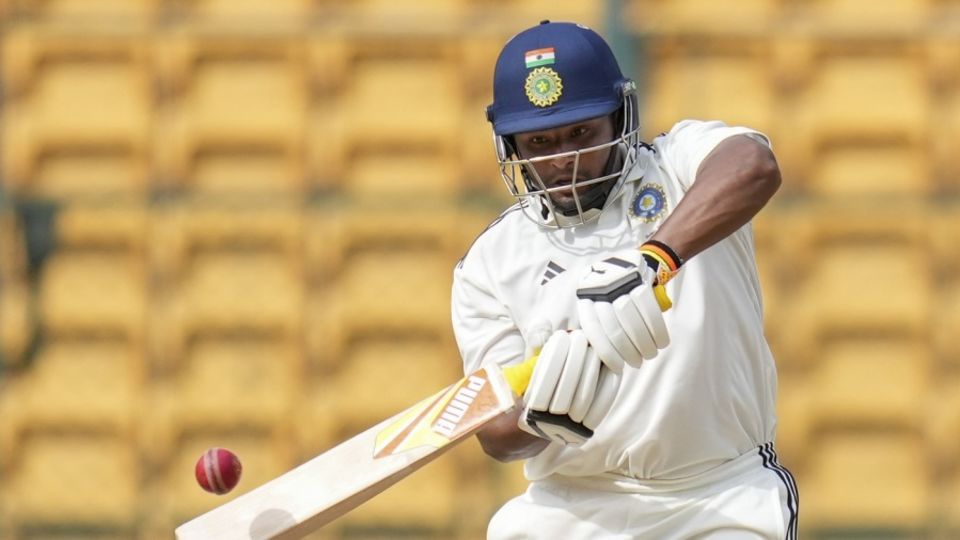Sarfaraz Khan's innings was studded with a number of audacious strokes, India A vs India B, Duleep Trophy 2024-25, Bengaluru, 3rd day, September 7, 2024