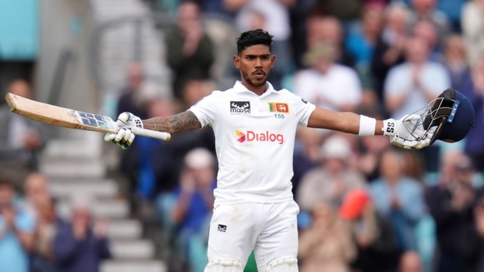 Pathum Nissanka brought up a century, England vs Sri Lanka, 3rd Men's Test, The Oval, London, 4th day, September 9, 2024