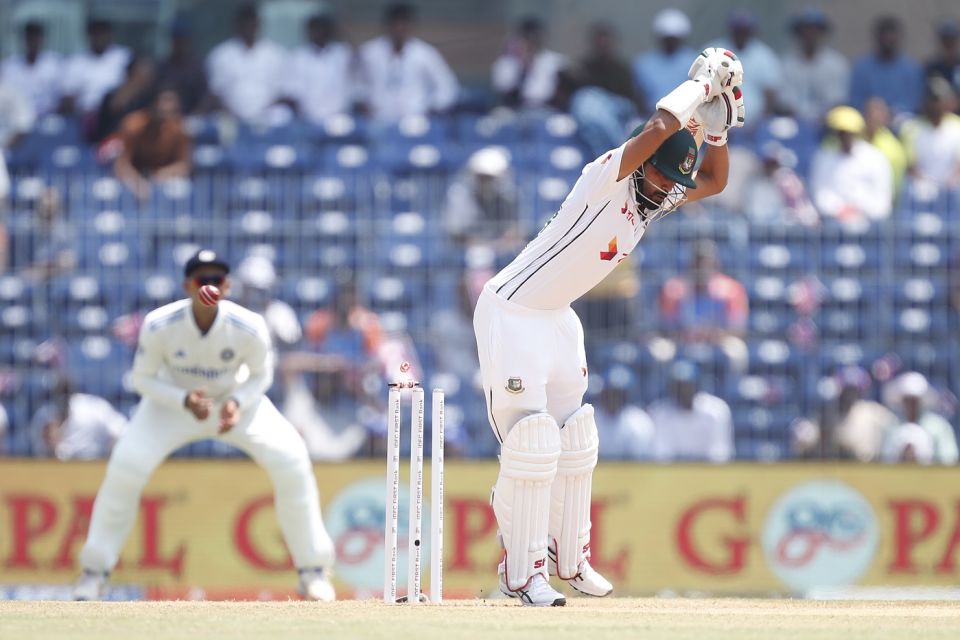 Shadman Islam was cleaned up by Jasprit Bumrah, India vs Bangladesh, 1st Test, day two, Chennai, September 20, 2024