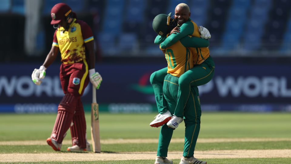 Nonkululeko Mlaba took two wickets in two balls in the 12th over, South Africa vs West Indies, Women's T20 World Cup 2024, Dubai, October 4, 2024
