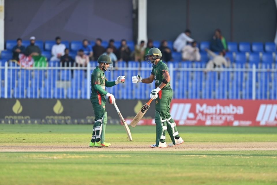 Mehidy Hasan Miraz and Mahmudullah put on a huge stand to lift Bangladesh, Afghanistan vs Bangladesh, 3rd ODI, Sharjah, November 11, 2024