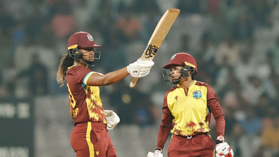 Hayley Matthews got to a fifty off 31 balls, India vs West Indies, 2nd Women's T20I, Navi Mumbai, December 17, 2024