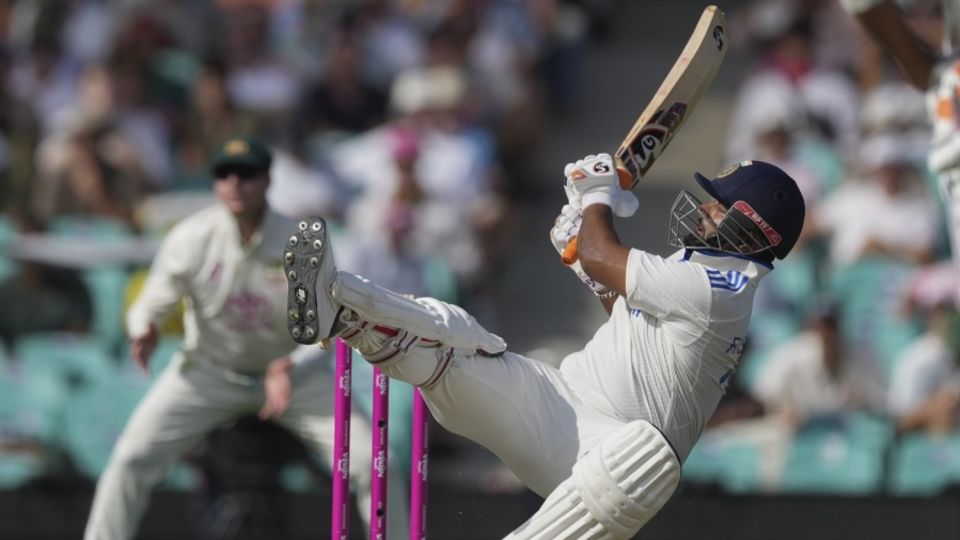 Some of Rishabh Pant's outrageous shots were on display, Australia vs India, 5th Test, Sydney, Day 2, January 4, 2025