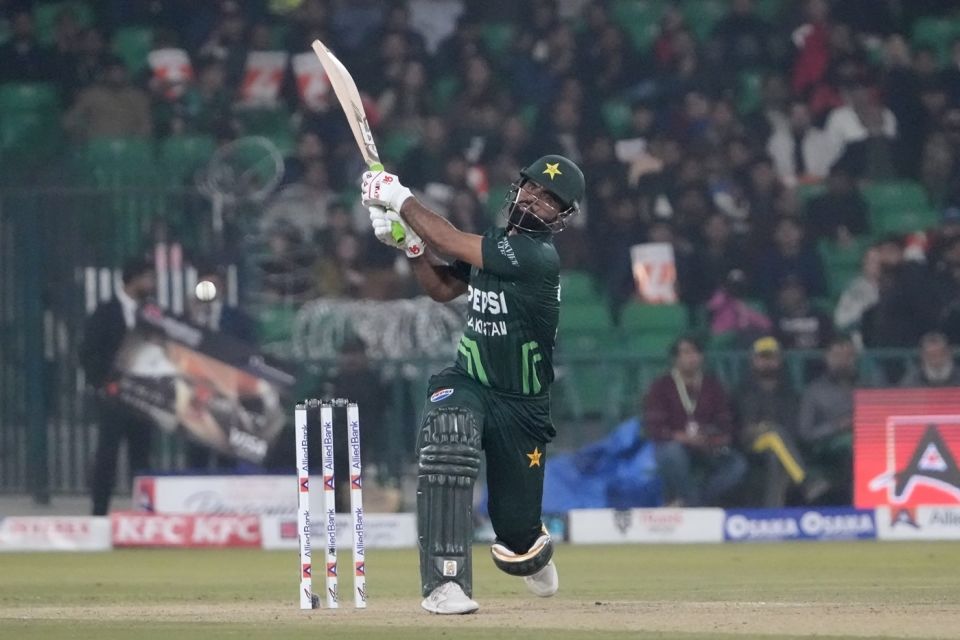 Fakhar Zaman's quick fifty led Pakistan's chase, Pakistan vs New Zealand, Lahore, Pakistan tri-series, February 8, 2025