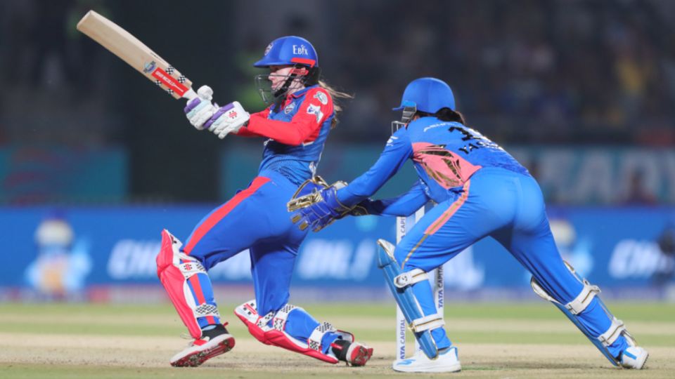 Sarah Bryce whacked 21 off 10, Mumbai Indians vs Delhi Capitals, WPL 2025, Vadodara, February 15, 2025