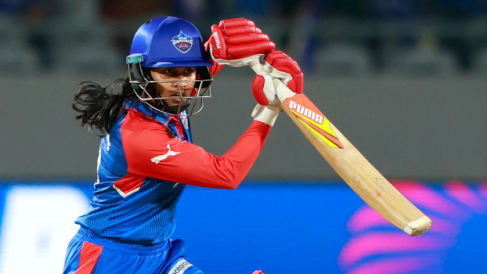 Niki Prasad guided Delhi Capitals late in the chase, Mumbai Indians vs Delhi Capitals, WPL 2025, Vadodara, February 15, 2025