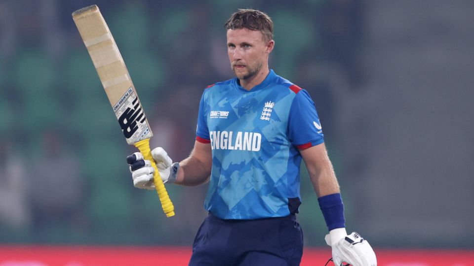 Joe Root brought up his ton in 98 balls, Gaddafi Stadium, Lahore, ICC Champions Trophy, February 26, 2025