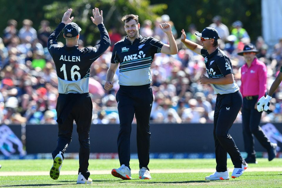 Jacob Duffy struck in his first over, New Zealand vs Pakistan, 1st T20I, Christchurch, March 16, 2025