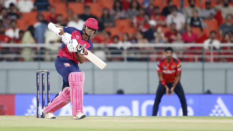 Yashasvi Jaiswal went past 30 for the first time this IPL, Punjab Kings vs Rajasthan Royals, IPL 2025, Mullanpur, April 5, 2025