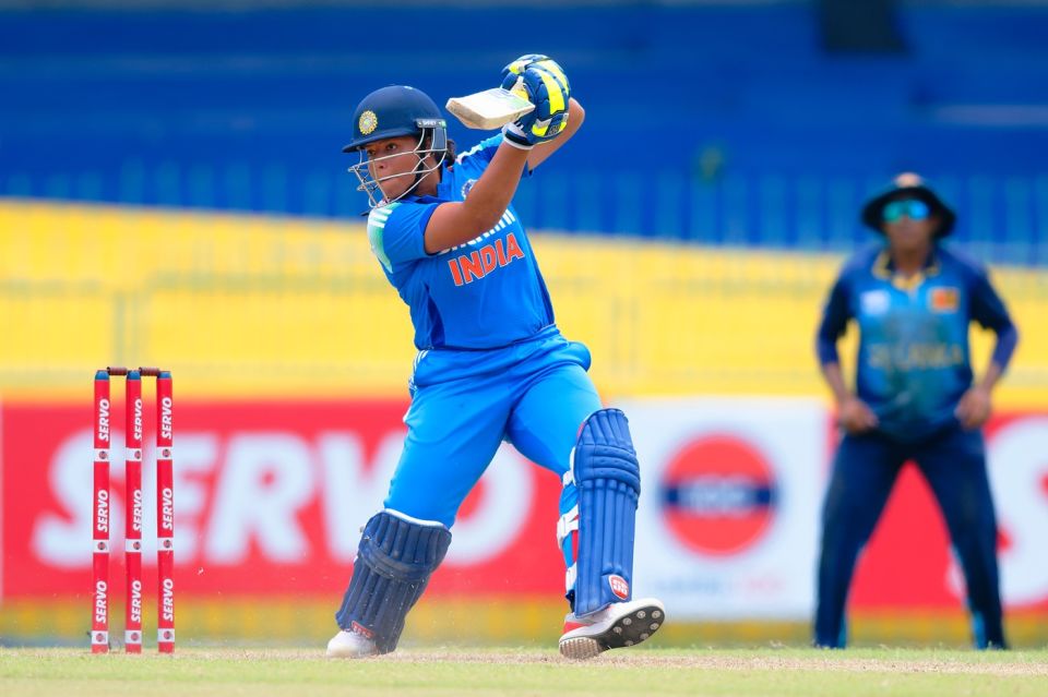 Richa Ghosh lifted India with a half-century, Sri Lanka vs India, Women's ODI tri-series, Colombo, May 4, 2025