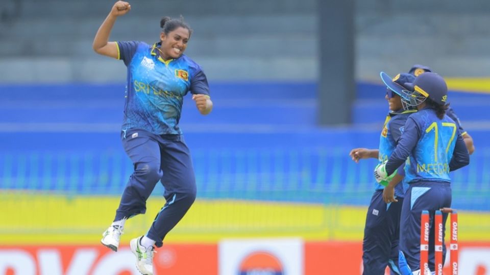 Dewmi Vihanga picked up a five-for, Sri Lanka vs South Africa, Women's ODI tri-series, Colombo, May 9, 2025