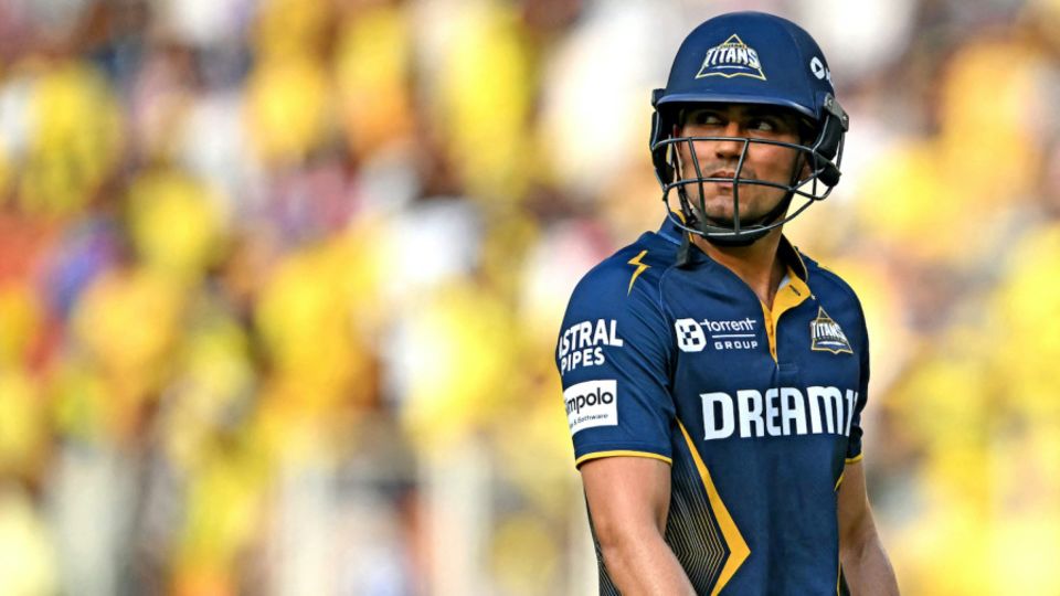 Shubman Gill walks back after a rare low score, Gujarat Titans vs Chennai Super Kings, IPL, Ahmedabad, May 25, 2025