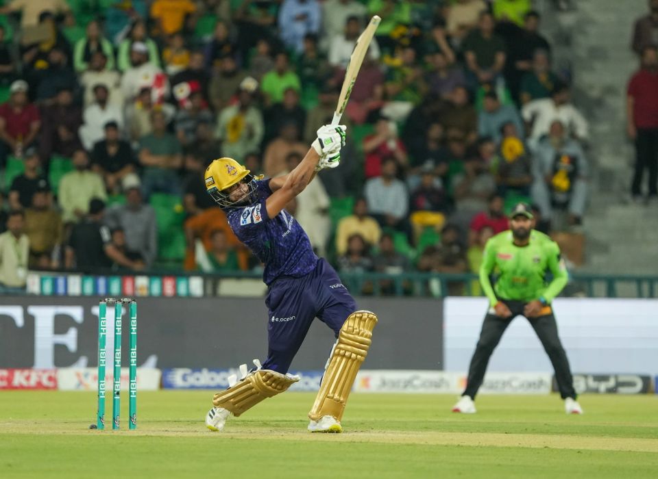 Hasan Nawaz goes on the attack, Quetta Gladiators vs Lahore Qalandars, PSL, final, Lahore, May 25, 2025