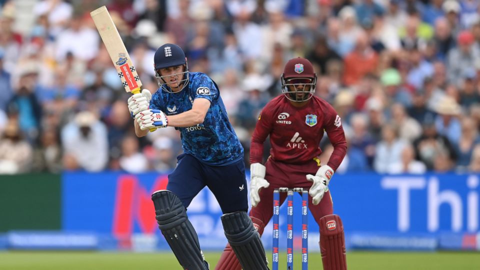 Harry Brook works into the leg side, England vs West Indies, 1st Men's ODI, Edgbaston, May 29, 2025